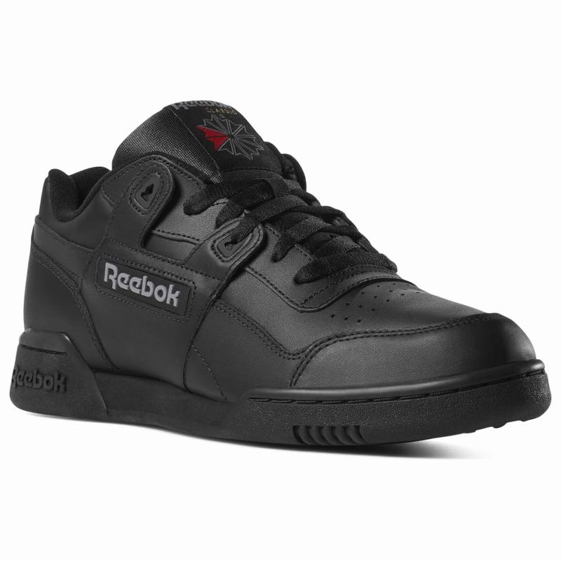 Reebok Workout Plus Tenisky Panske - Čierne/Siva RP9854PG